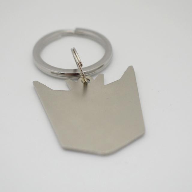 transformer metal silver tone keychain.jpg